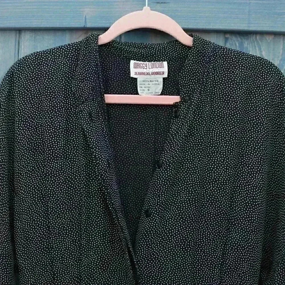 Maggy London by Jeannene Booher Black and White Cocktail Dress Size 8 - Picture 5 of 8